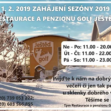 Restaurace A Golf Jested Pensión *