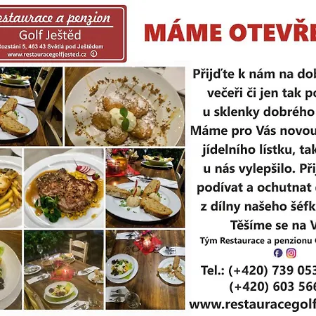 Guest house Restaurace A Golf Jested *